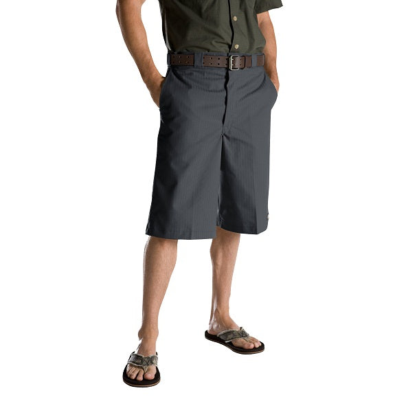 Dickies WR815 Stripe Twill Shorts - Charcoal Front