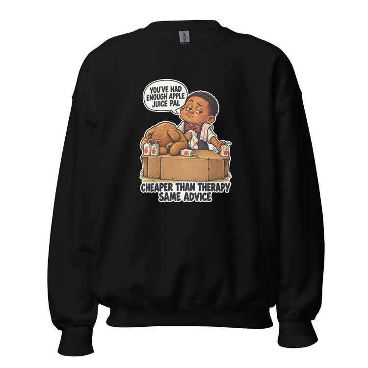 Bartender Bo "Cheaper Than Therapy, Same Advice" design