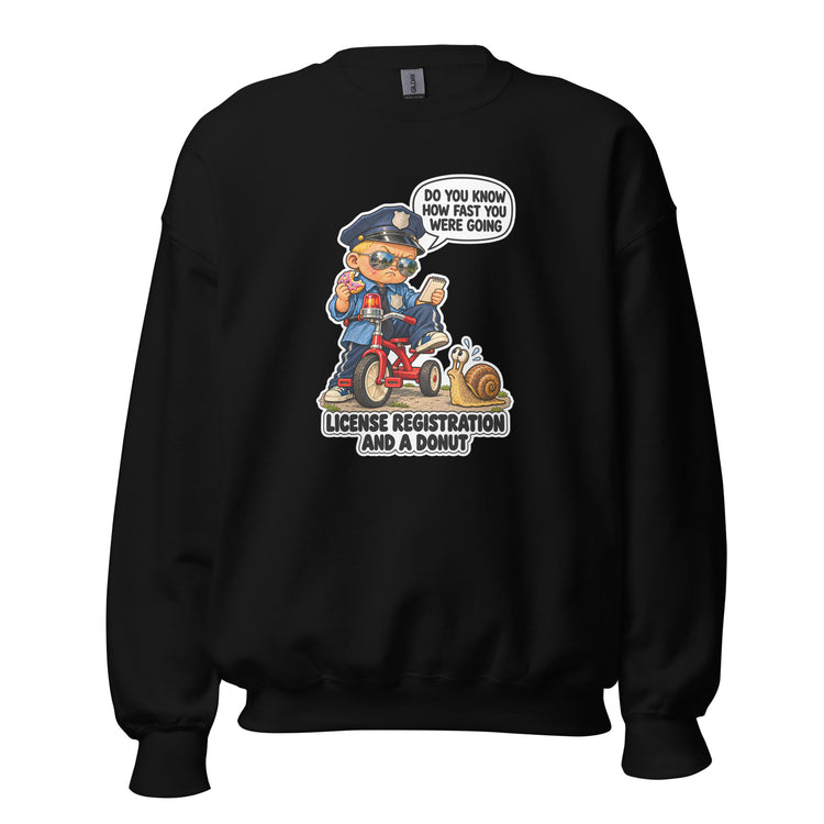 Officer Otis "License, Registration And A Donut" design