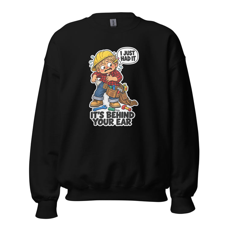 Toolbelt Theo "It's Behind Your Ear" design