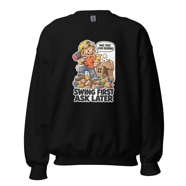 Demolition Danny "Swing First, Ask Later" design