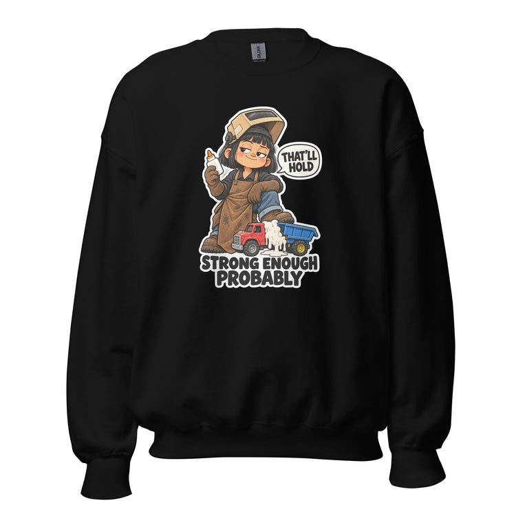 Welder Wren "Strong Enough, Probably" design