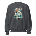 Painter Parker crewneck sweatshirt in Dark Heather, front view