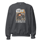 IT Guy Iggy crewneck sweatshirt in Dark Heather, front view