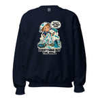 Painter Parker crewneck sweatshirt in Navy, front view