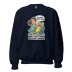 Dentist Dottie crewneck sweatshirt in Navy, front view