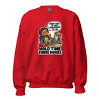 Customer Service Carl crewneck sweatshirt in Red, front view