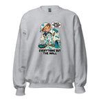 Painter Parker crewneck sweatshirt in Sport Grey, front view