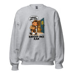 Delivery Dex crewneck sweatshirt in Sport Grey, front view