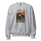 IT Guy Iggy crewneck sweatshirt in Sport Grey, front view