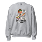 Accountant Andy crewneck sweatshirt in Sport Grey, front view