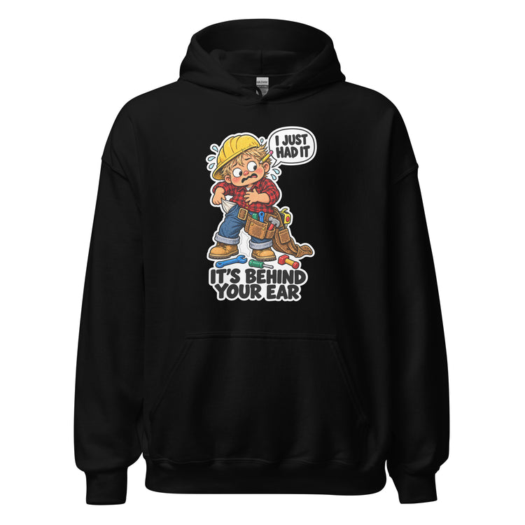 Toolbelt Theo "It's Behind Your Ear" design