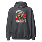 Mechanic Max hoodie in Dark Heather, front view