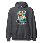 Painter Parker hoodie in Dark Heather, front view