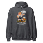 Coach Cal hoodie in Dark Heather, front view