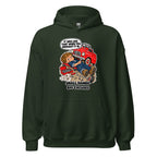 Mechanic Max hoodie in Forest Green, front view