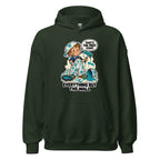 Painter Parker hoodie in Forest Green, front view