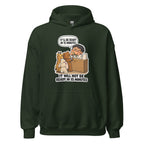 Pharmacist Phil hoodie in Forest Green, front view