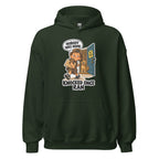 Delivery Dex hoodie in Forest Green, front view