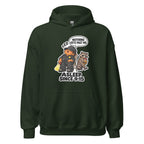 Security Stan hoodie in Forest Green, front view