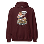 Coach Cal hoodie in Maroon, front view