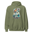Painter Parker hoodie in Military Green, front view