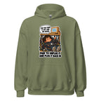 IT Guy Iggy hoodie in Military Green, front view
