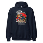 Mechanic Max hoodie in Navy, front view