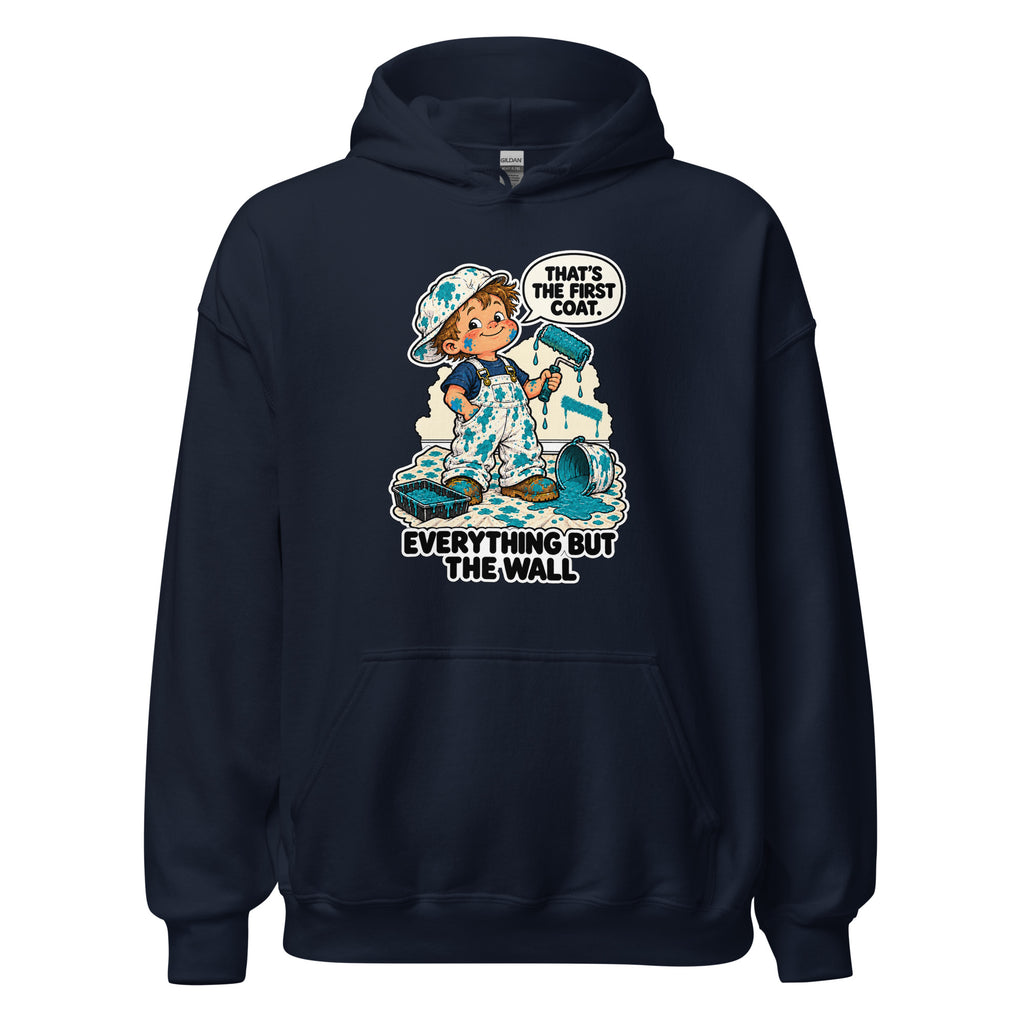 Painter Parker hoodie in Navy, front view