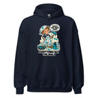 Painter Parker hoodie in Navy, front view