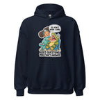 Dentist Dottie hoodie in Navy, front view