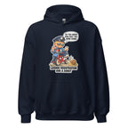 Officer Otis hoodie in Navy, front view