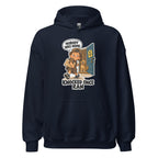 Delivery Dex hoodie in Navy, front view