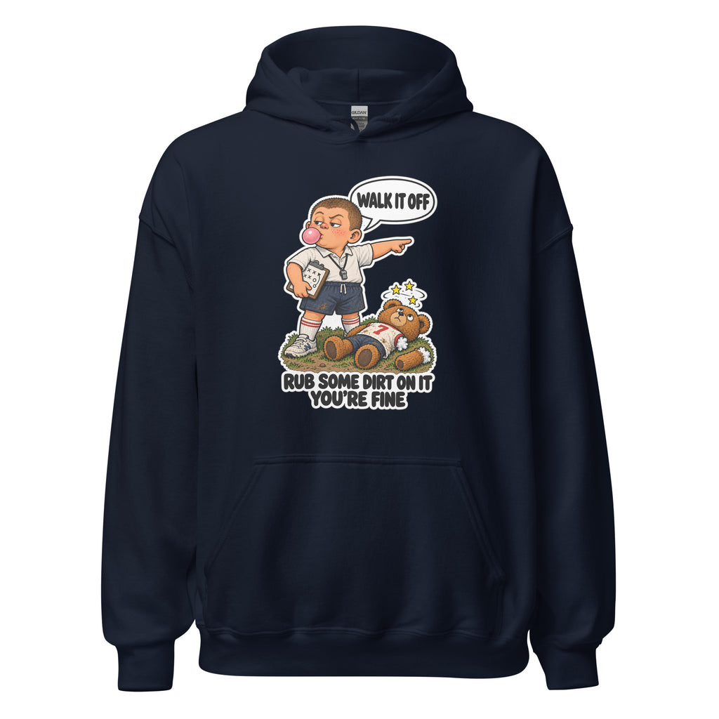 Coach Cal hoodie in Navy, front view