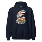 Coach Cal hoodie in Navy, front view