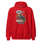 Mechanic Max hoodie in Red, front view
