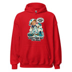 Painter Parker hoodie in Red, front view