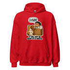 Pharmacist Phil hoodie in Red, front view