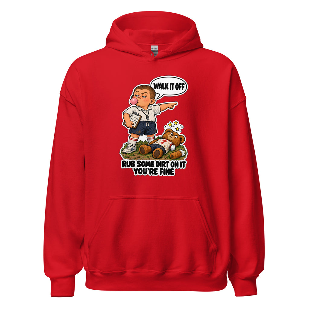 Coach Cal hoodie in Red, front view