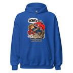 Mechanic Max hoodie in Royal, front view