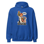 Waiter Wes hoodie in Royal, front view