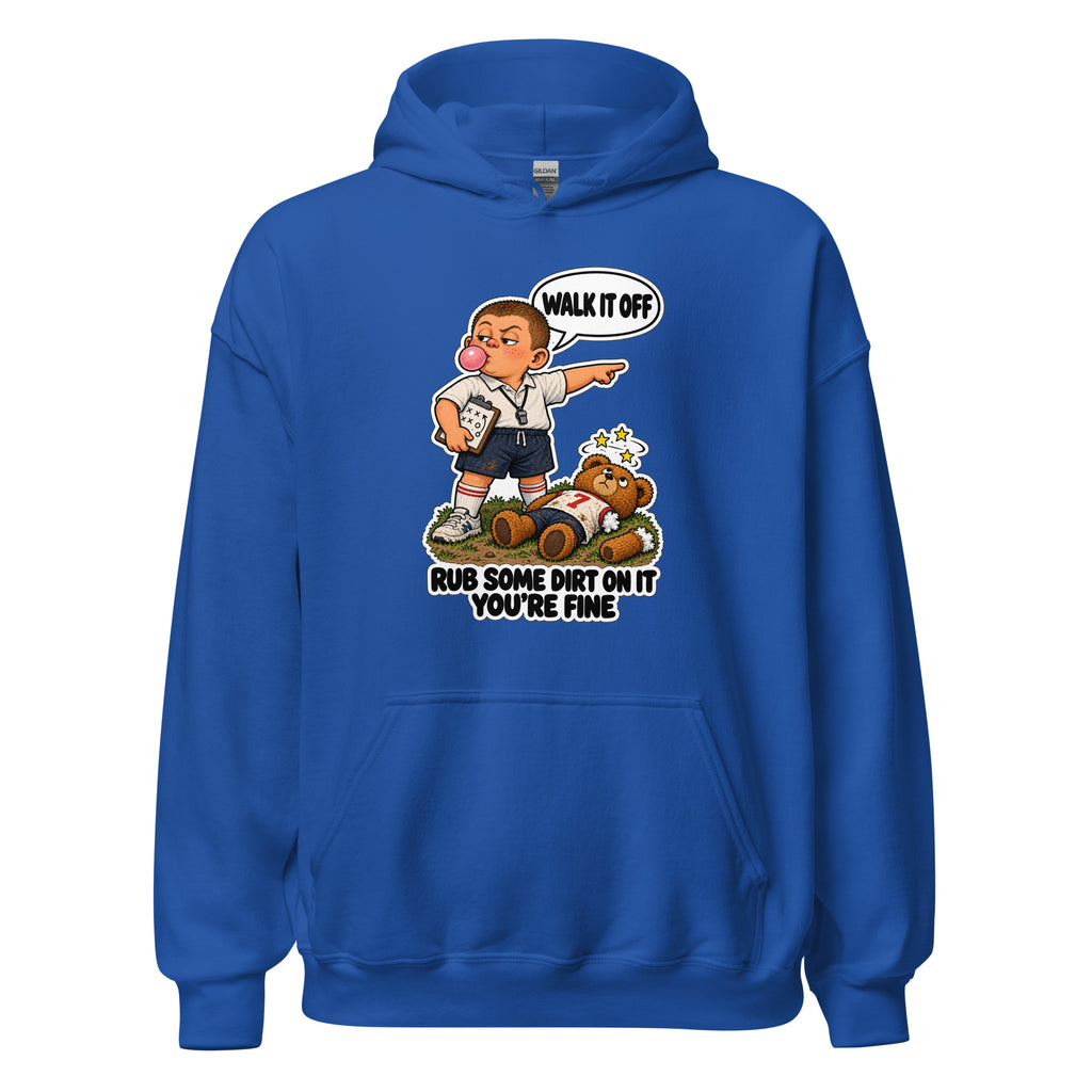 Coach Cal hoodie in Royal, front view