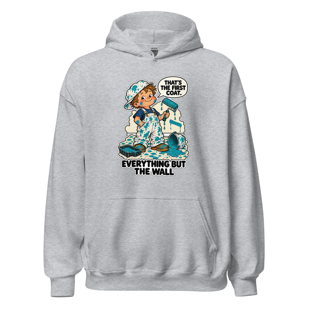 Painter Parker hoodie in Sport Grey, front view