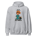 Vet Vinny hoodie in Sport Grey, front view
