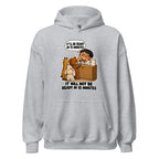 Pharmacist Phil hoodie in Sport Grey, front view
