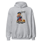 Officer Otis hoodie in Sport Grey, front view