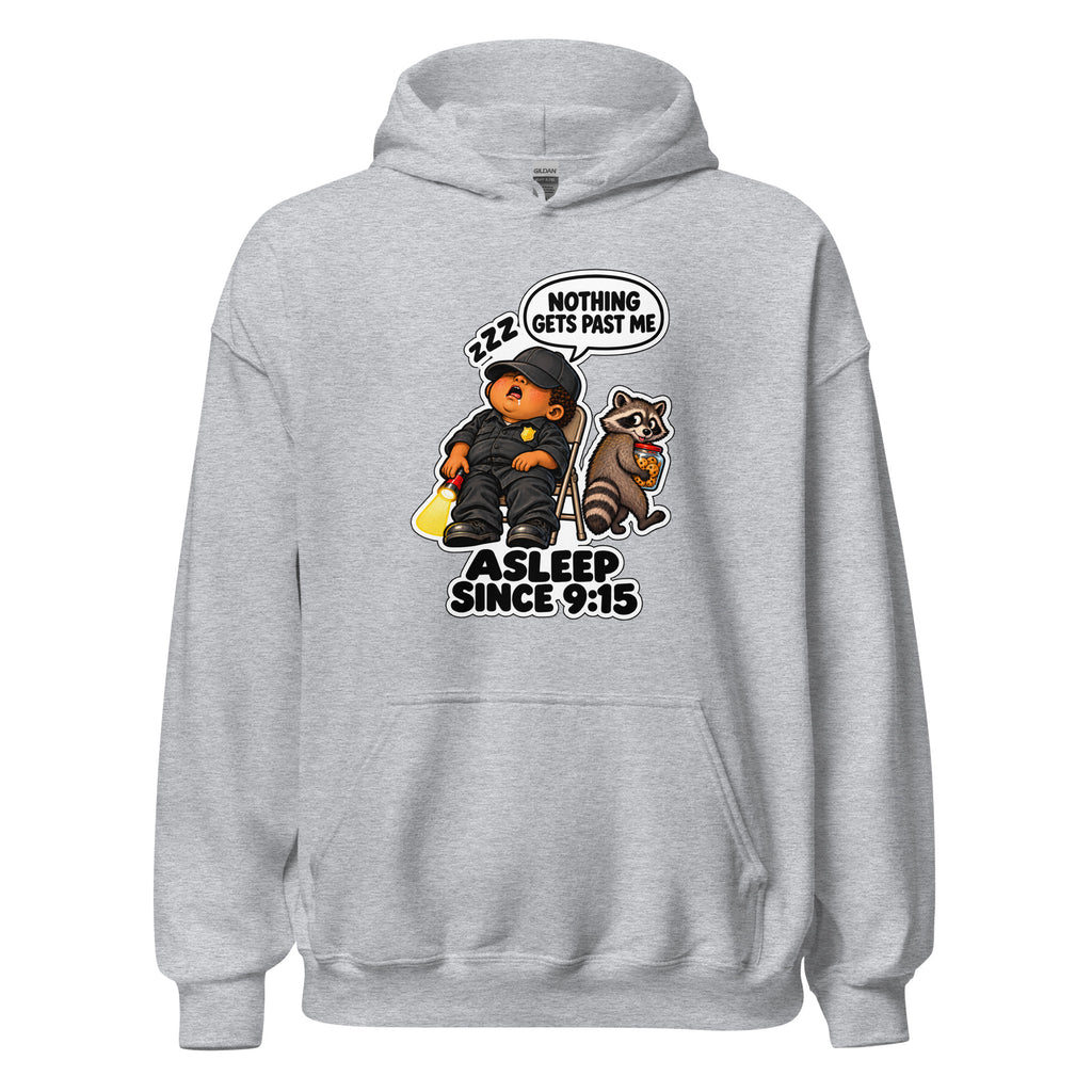 Security Stan hoodie in Sport Grey, front view