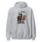 Security Stan hoodie in Sport Grey, front view
