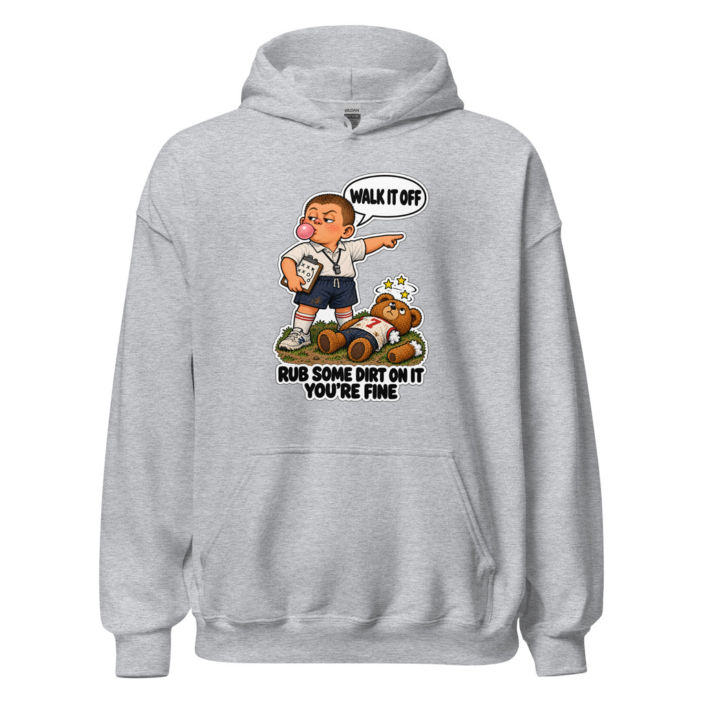 Coach Cal hoodie in Sport Grey, front view
