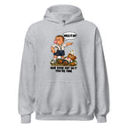 Coach Cal hoodie in Sport Grey, front view